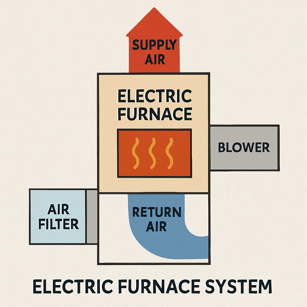 Troubleshooting Common Electric Furnace Issues in Los Angeles Electric Furnace Issues Electric Furnace Issues,Electric Furnace diagram of an electric furnace system Diagram of an electric furnace system