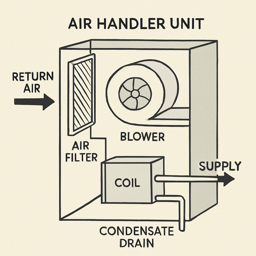 Common Air Handler Problems and Solutions Common Air Handler Problems and Solutions Common Air Handler Problems and Solutions,Air Handler the diagram shows the structure of an air handler unit The diagram shows the structure of an air handler unit and helps explain common air handler problems and solutions.
