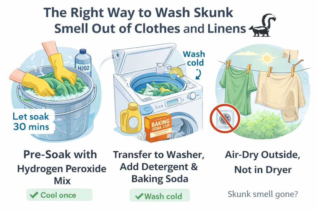 Why Your House Smells Like Skunk Causes amp Fixes House Smells Like Skunk House Smells Like Skunk,Skunk Odor,Skunk Smell Out,Skunk the right way to wash skunk smell out of clothes and linens The Right Way to Wash Skunk Smell Out of Clothes and Linens