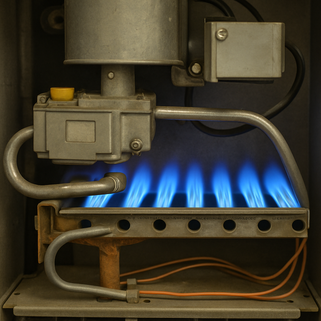 Natural Gas Furnace vs. Electric Heating Systems in 2026 Natural Gas Furnace vs. Electric Heating Systems Natural Gas Furnace vs. Electric Heating Systems,Gas Furnace natural gas furnace close up A natural gas furnace close-up